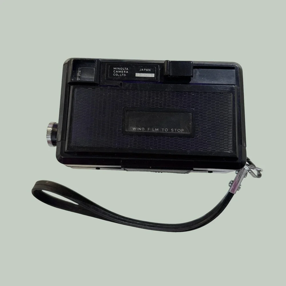 Minolta‎ Autopak 600-X 126 Film Camera Rokkor 38mm f/2.8 Vintage Untested Japan